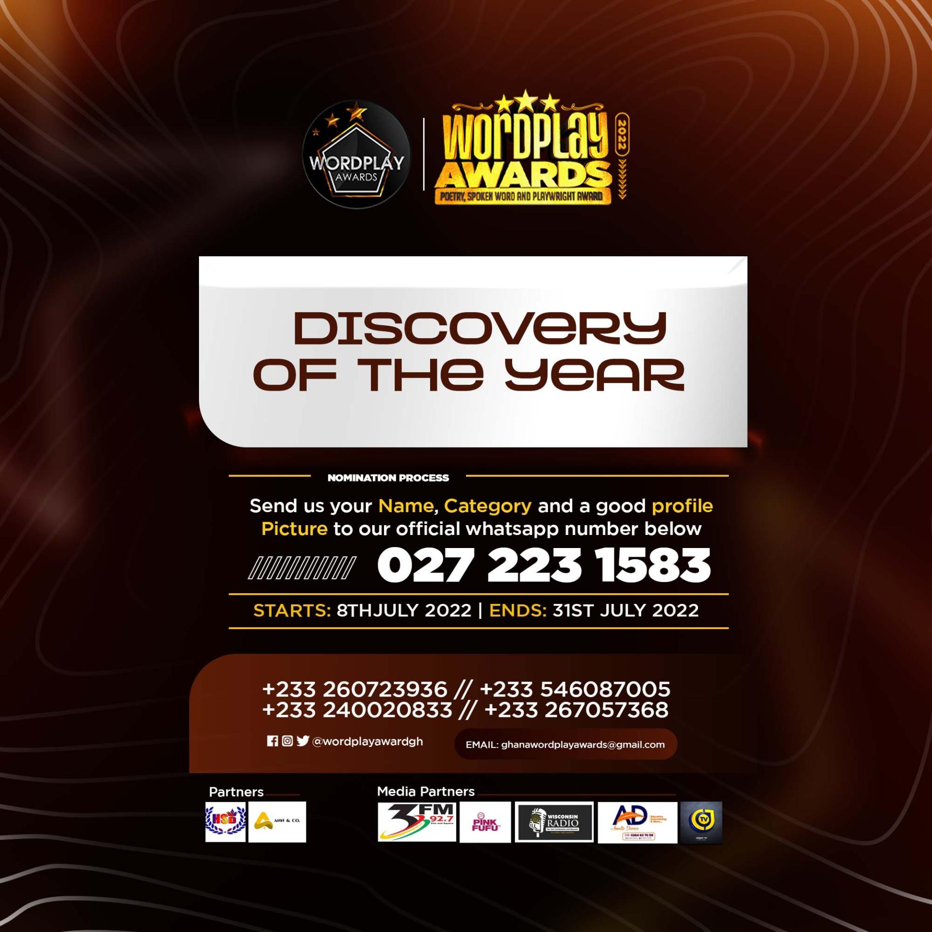 Wordplay Award