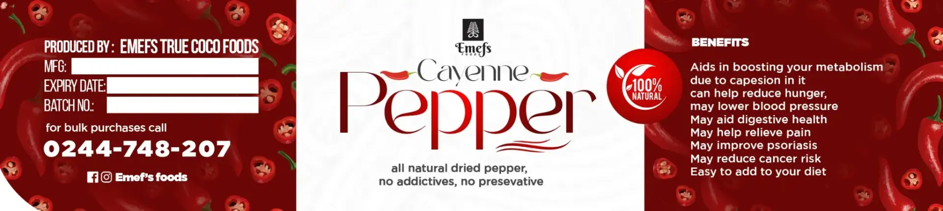 Emef Foods — work sample