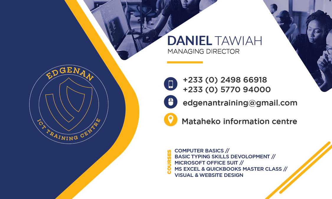 Edgenan ICT Training — work sample